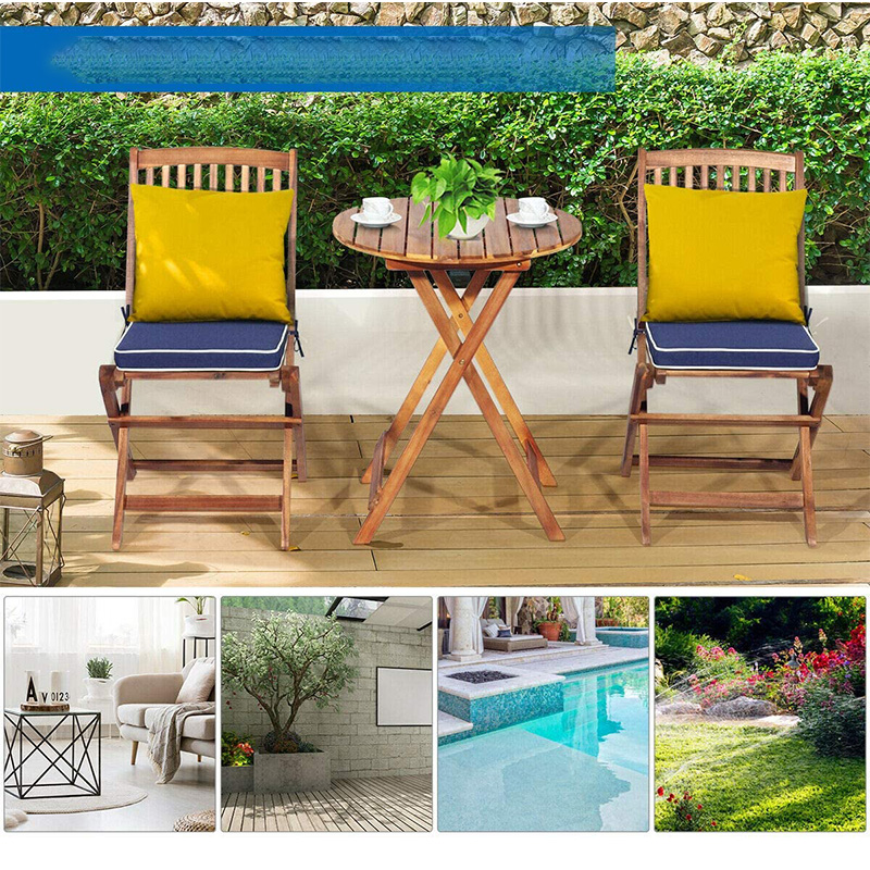 Patio Conversation Outdoor-Set 3 Pezzi Patio Conversation Set con Cuscini