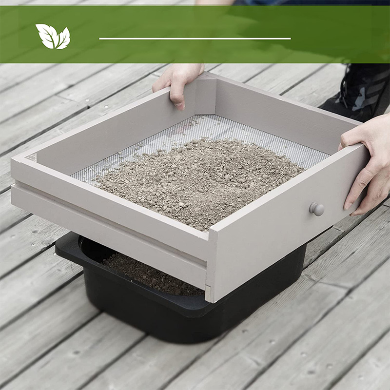 Tavolo da invasatura, postazione da giardino con setaccio, lavello e cestelli rimovibili