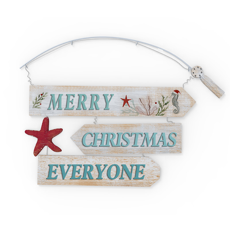 The Beach is My Happy Place Sign - Beach House Decor - Cartello in legno