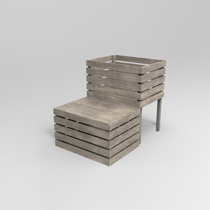 Fioriera autoportante con letto da giardino rialzato a 3 livelli per verdure, erbe, fiori