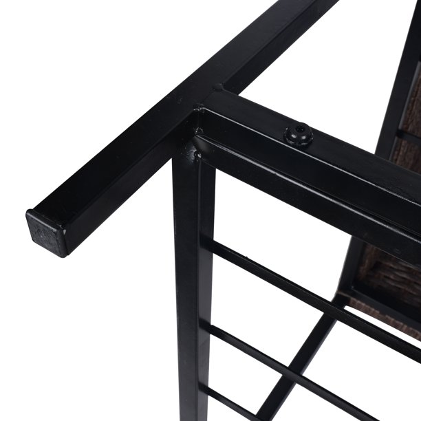 Fioriera per fiori in rattan per interni/esterni con ripiano per attrezzi sotto e robusta area di lavoro sopraelevata 28' H