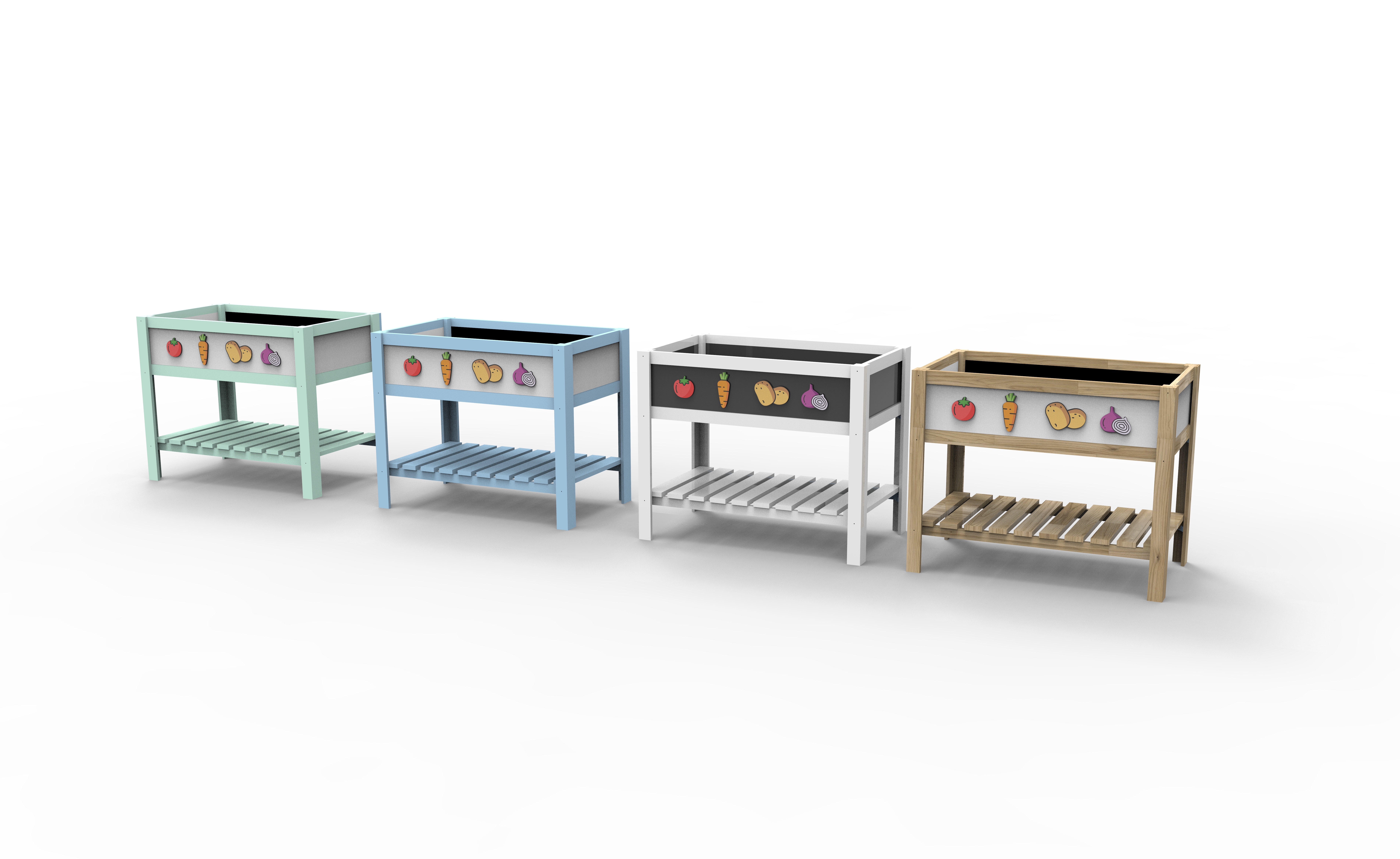 Fioriera da giardino rialzata per bambini