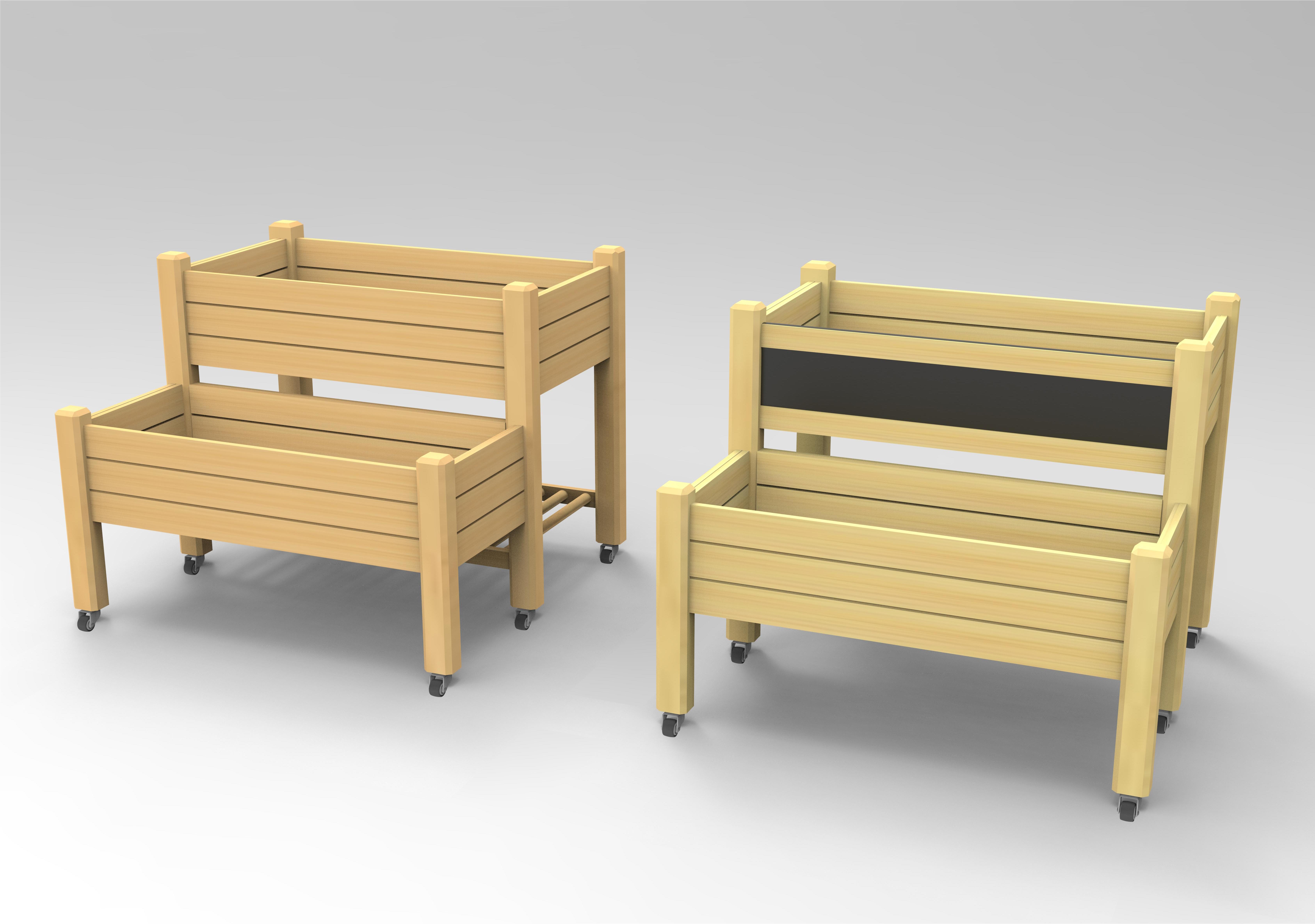 Fioriera da giardino rialzata per bambini