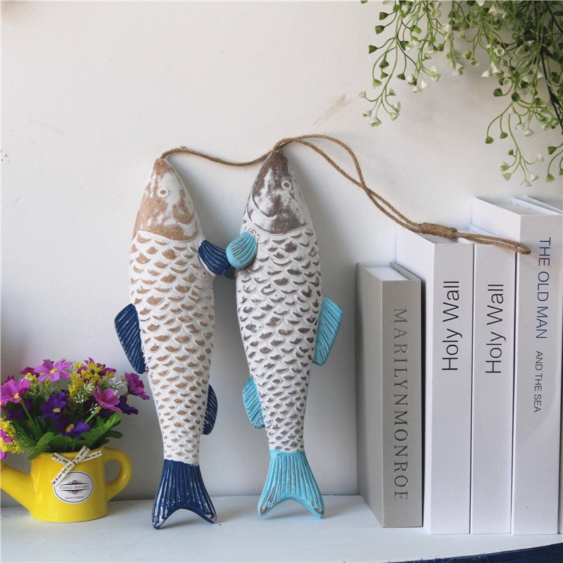 Arredamento del santuario sul mare di Lixincrafts, arredamento in stile mare, decorazione della ruota della nave - pesce
