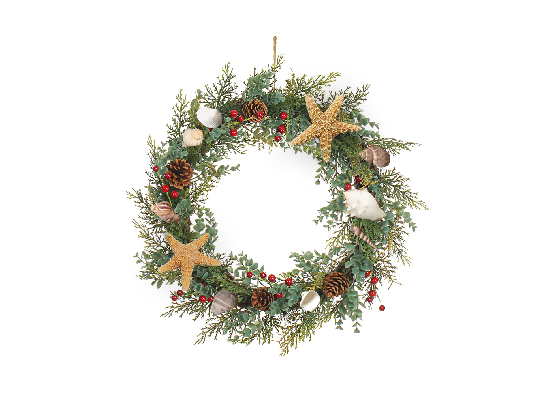 Lixincrafts arredamento santuario balneare, arredamento in stile mare, ghirlanda di conchiglie